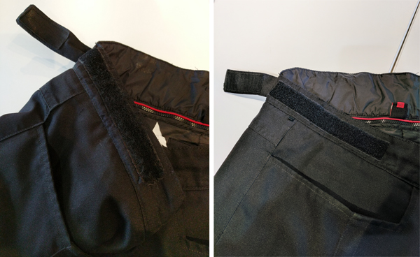 Velcro replacement on biker gear